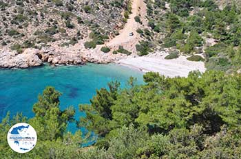 Afgelegen Strandt aan de mooie westkust - Insel Chios - Foto von GriechenlandWeb.de