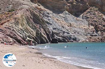 Strand Kalogeras Molos Paros  | Kykladen | Griechenland foto 1 - Foto von GriechenlandWeb.de