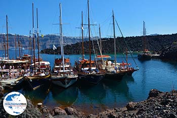 Palia und Nea Kameni Santorin | Kykladen Griechenland  | Foto 64 - Foto GriechenlandWeb.de