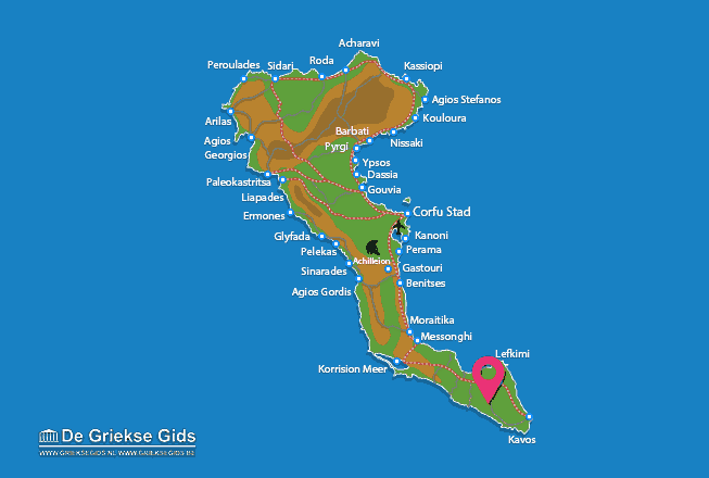 Karte Neochori