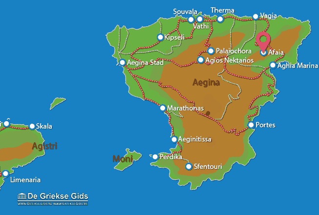 Karte Afaia