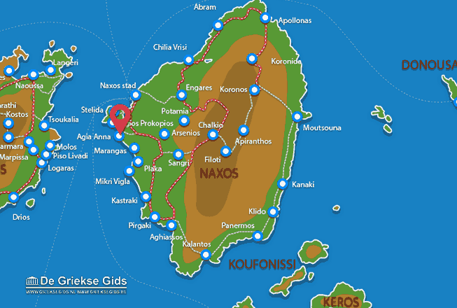 Karte Agia Anna