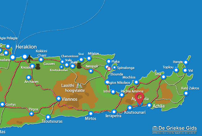 Karte Agia Fotia
