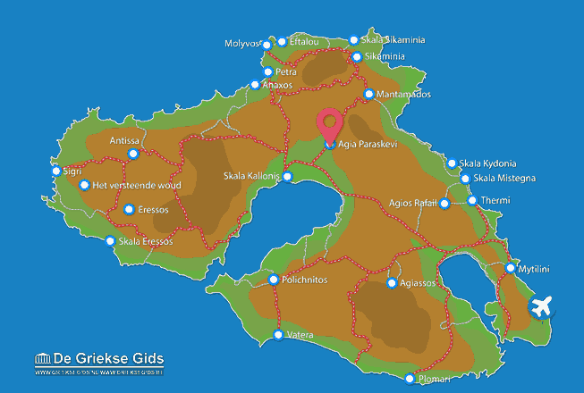 Karte Agia Paraskevi
