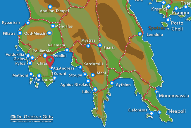 Karte Agios Andreas
