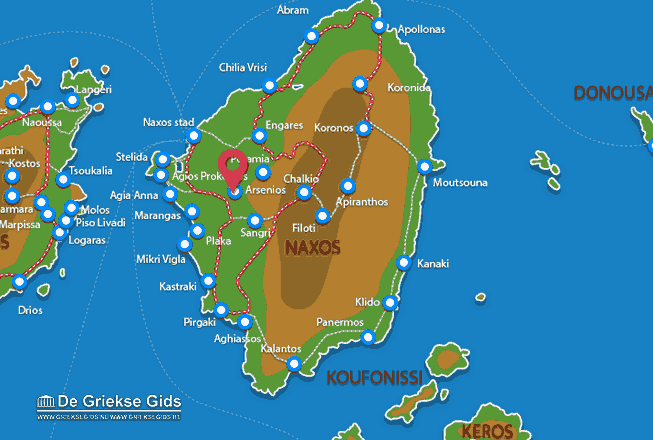 Karte Agios Arsenios