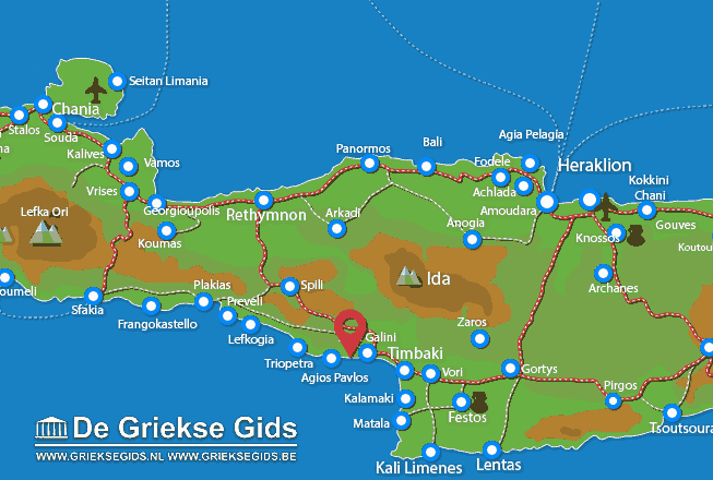 Karte Agios Georgios