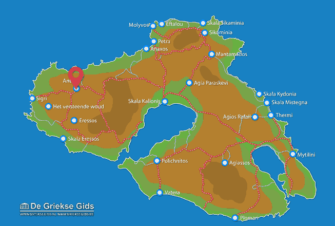 Karte Antissa