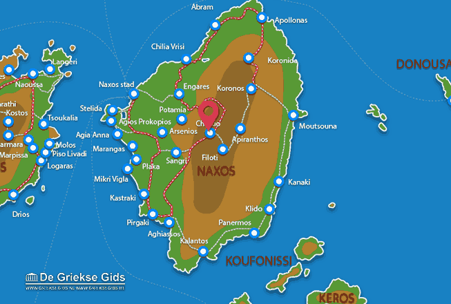 Karte Chalkio
