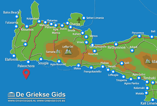 Karte Gavdos