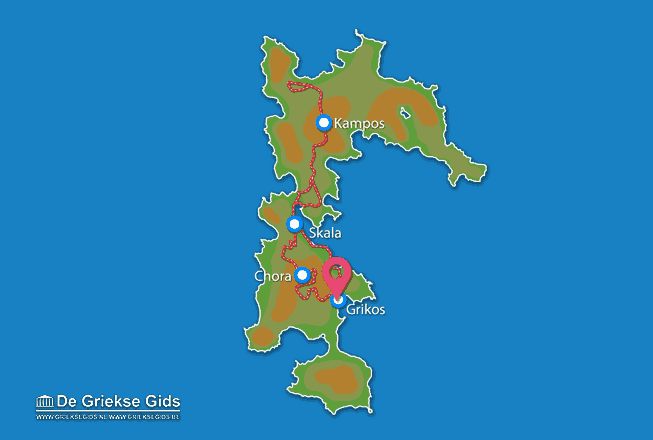 Karte Grikos