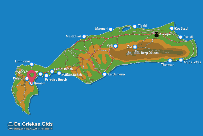 Karte Kamari