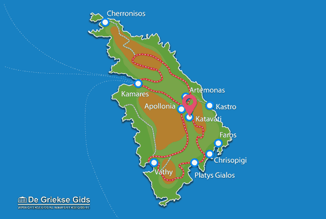 Karte Katavati