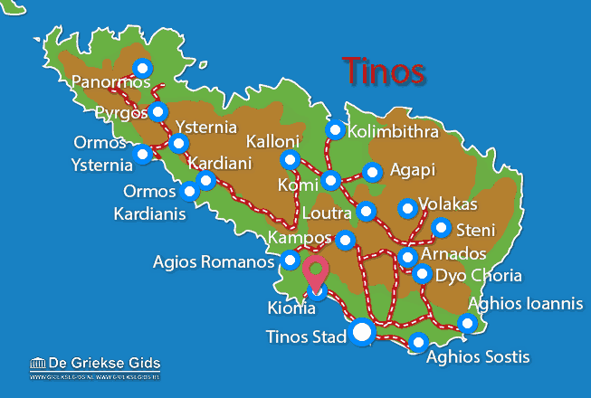 Karte Kionia