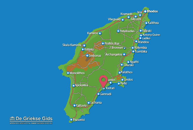 Karte Kiotari