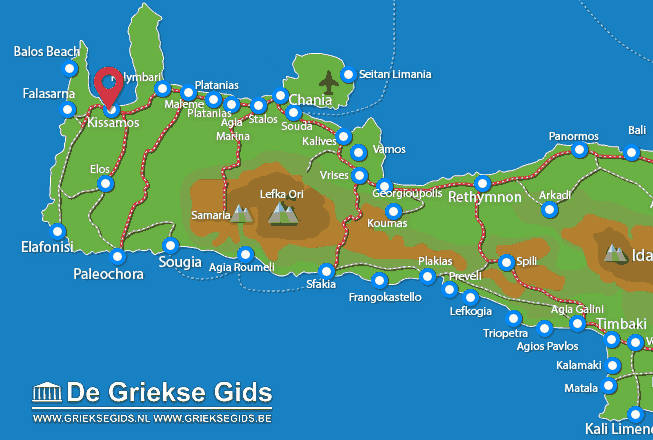 Karte Kissamos