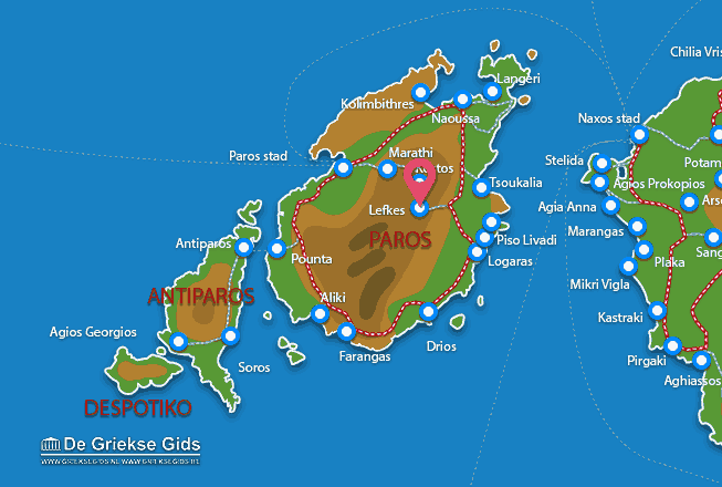 Karte Lefkes