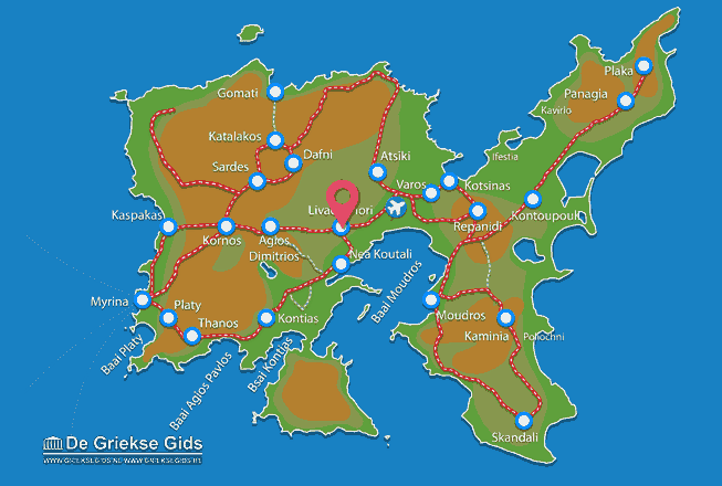 Karte Livadochori