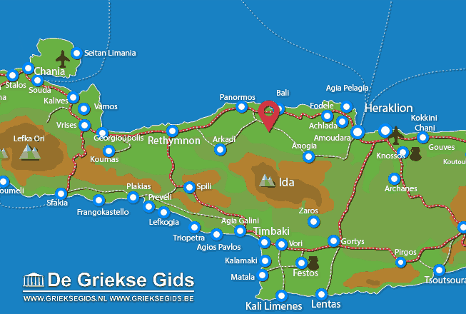 Karte Prinos