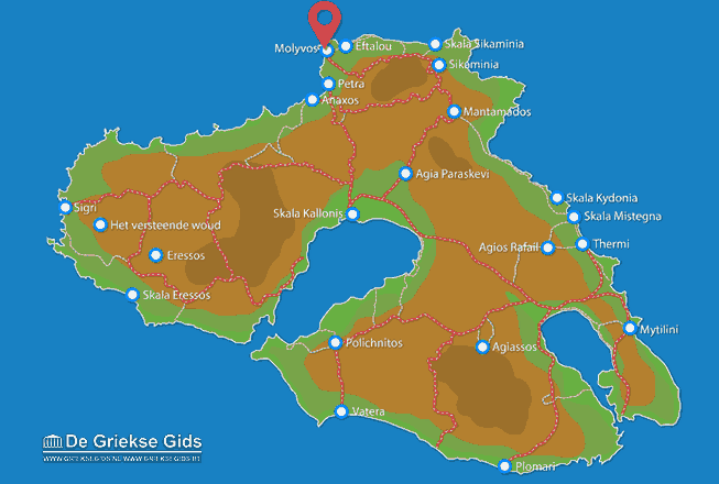 Karte Molyvos
