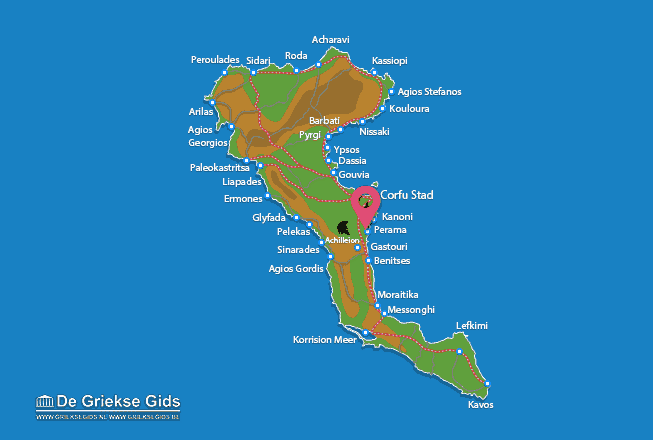 Karte Perama