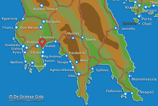 Karte Petalidi