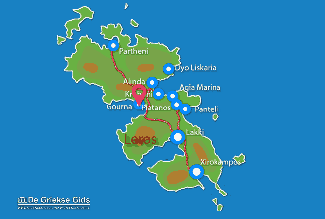Karte Platanos