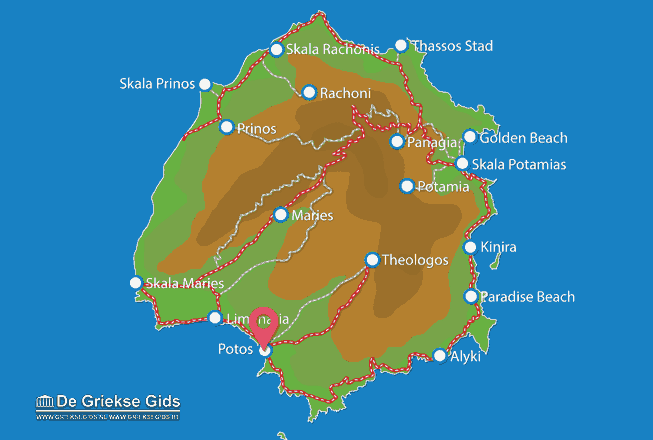 Karte Potos