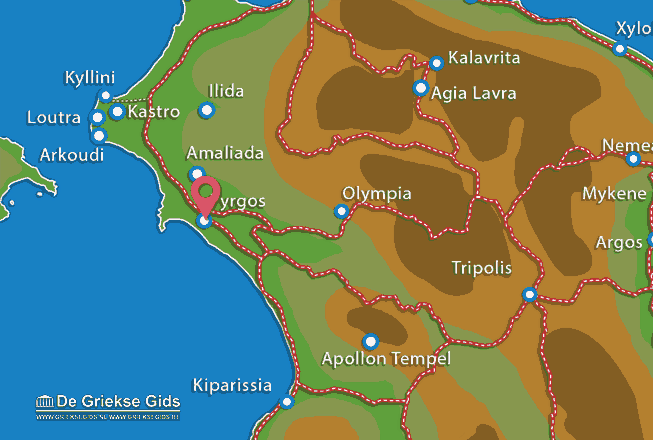 Karte Pyrgos
