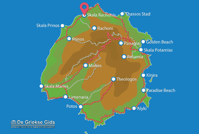 Karte Rachoni