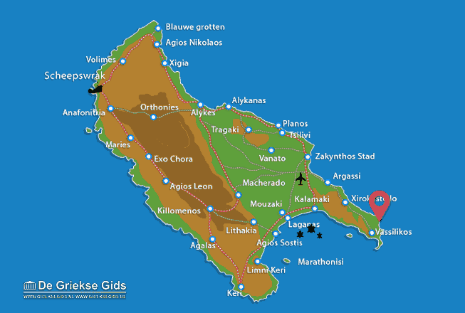 Karte St. Nicolas Bay