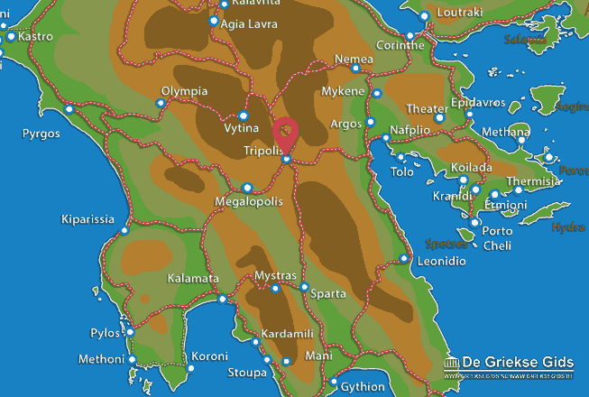 Karte Tripolis