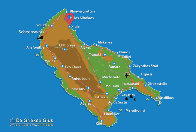 Karte Xigia