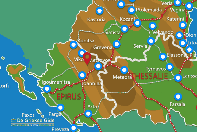 Karte Zagoria